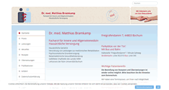 Desktop Screenshot of praxis-bramkamp.de
